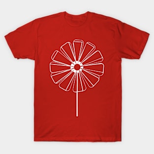 Minimal flower T-Shirt